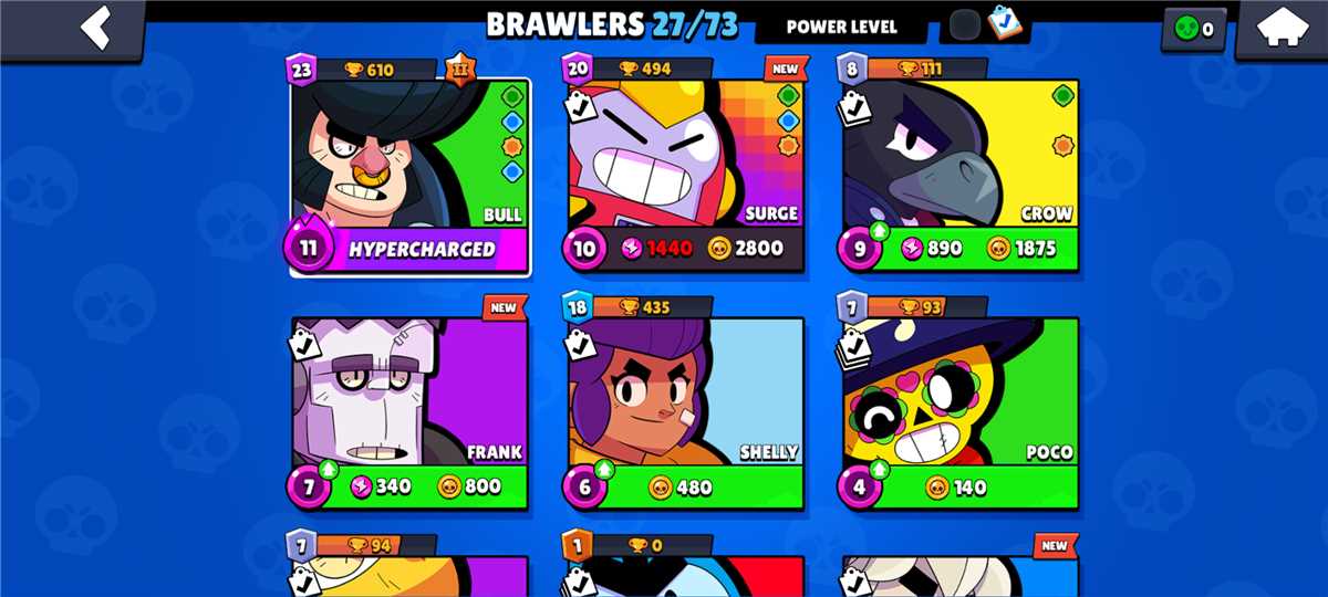 Penjualan akun permainan Brawl Stars